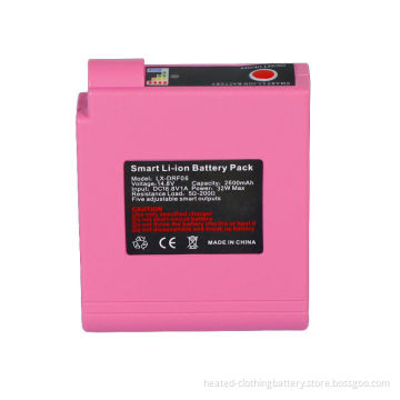 Heated Garments Battery 12v 2600mah Lithium-ion With 4-heat Levels